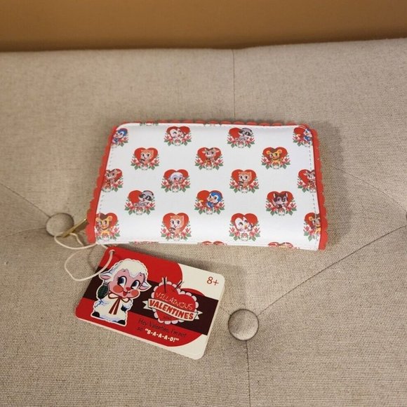 Loungefly Funko Villainous Valentines Zip Around Wallet - Picture 6 of 12